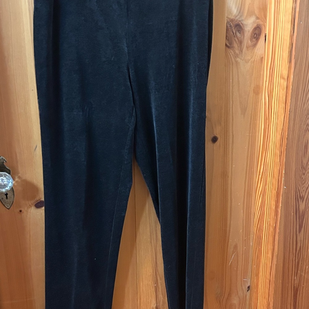 Talbots Black Straight-Leg Ponte Pants
